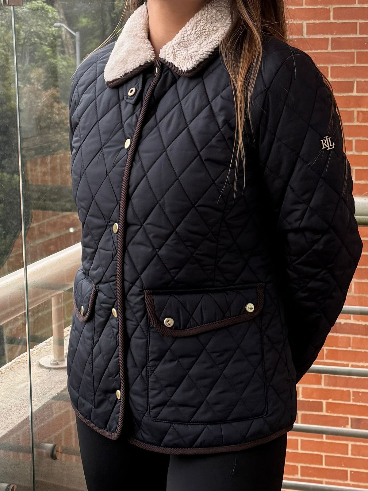 Chaqueta azul oscura mujer Polo Ralph Lauren