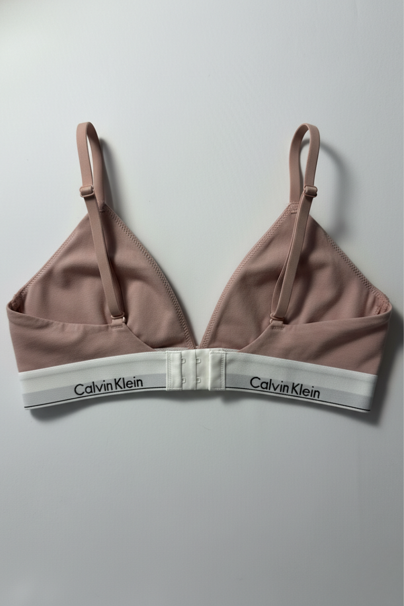 Calvin Klein Bralette rosa pastel para mujer