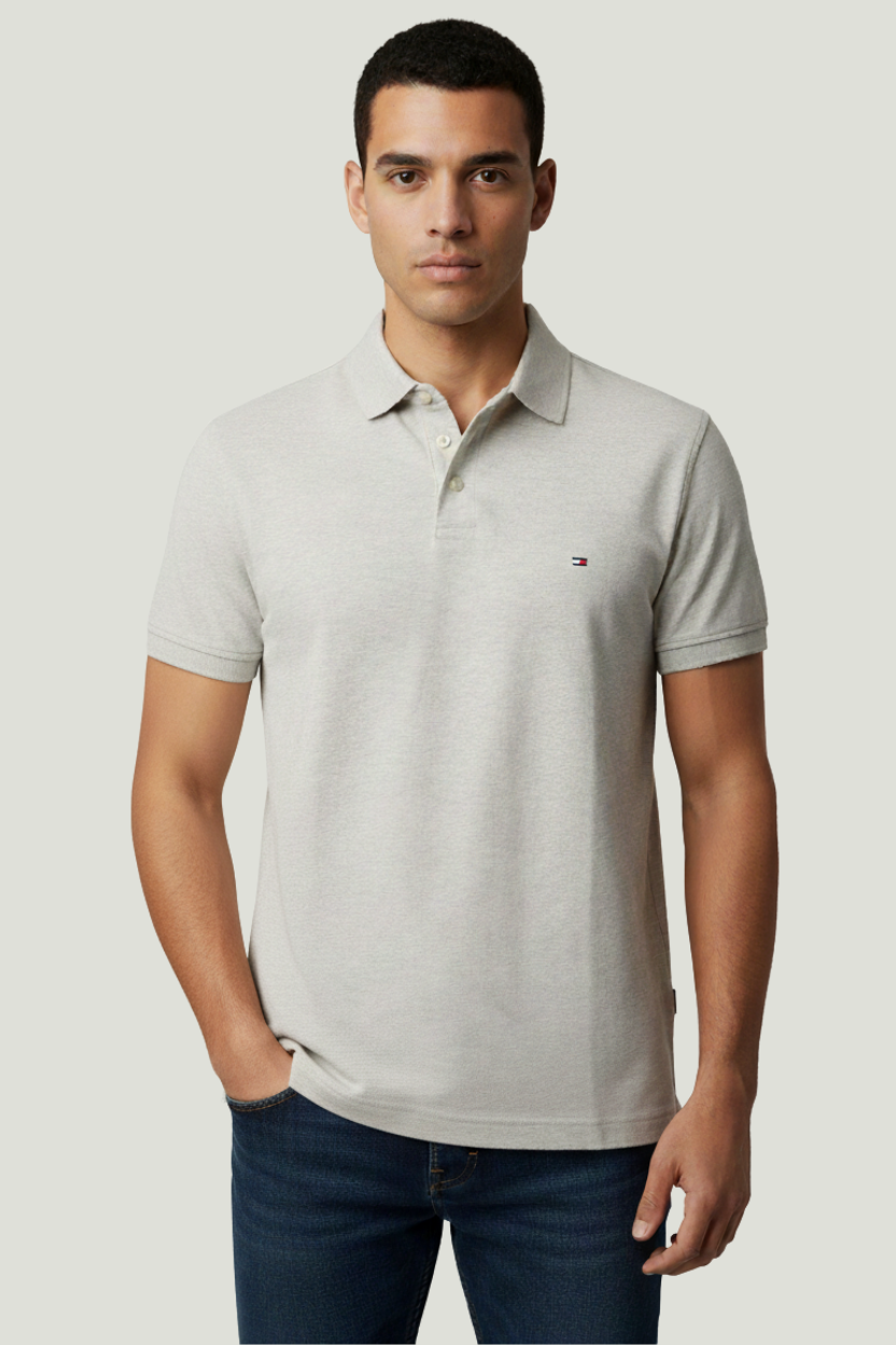 Tommy Hilfiger Polo crema para hombre
