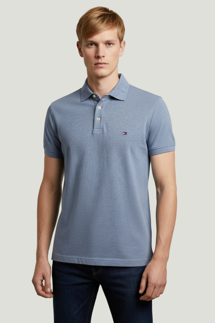 Tommy Hilfiger Polo azul para hombre