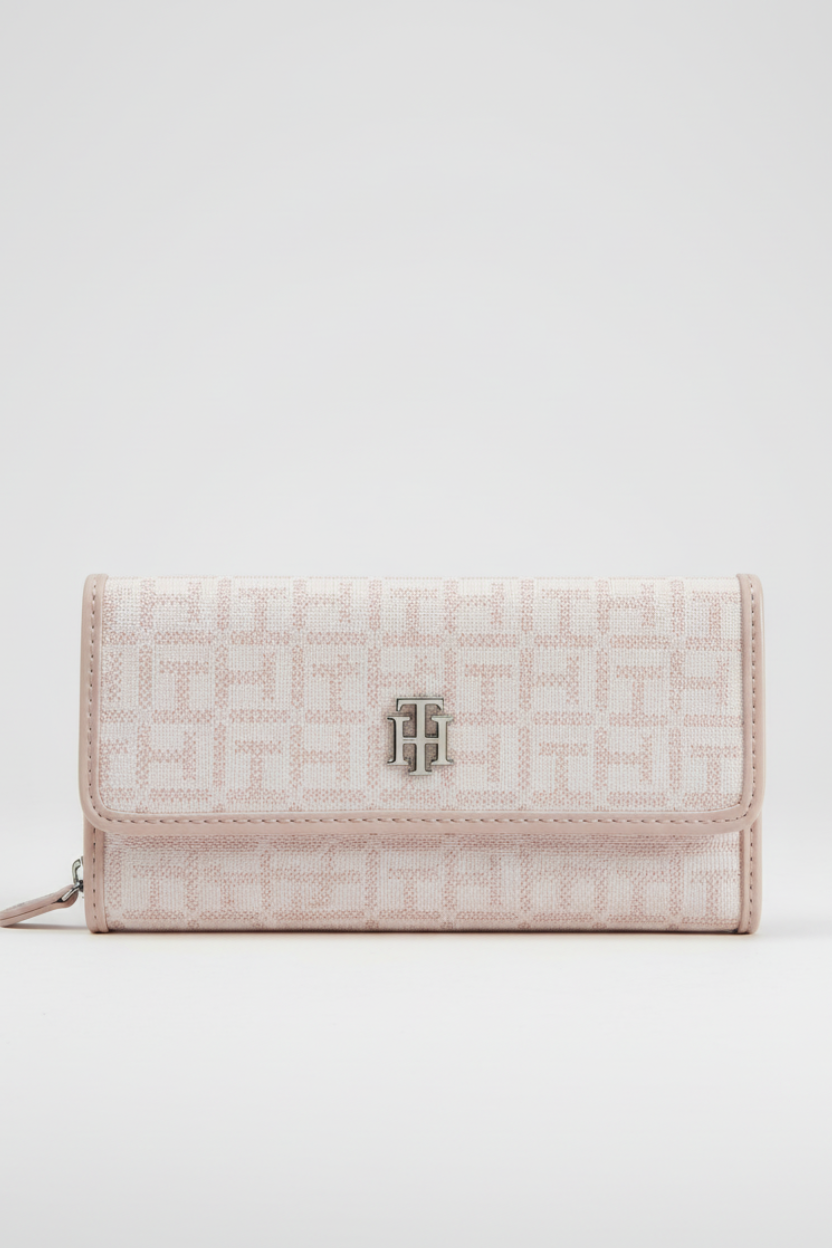 Tommy Hilfiger Billetera rosa para mujer