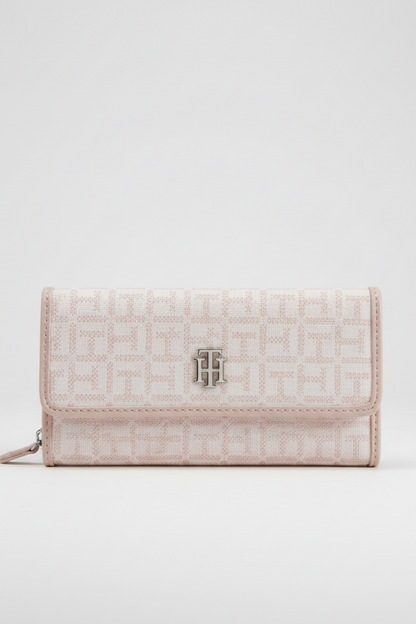 Tommy Hilfiger Billetera rosa para mujer