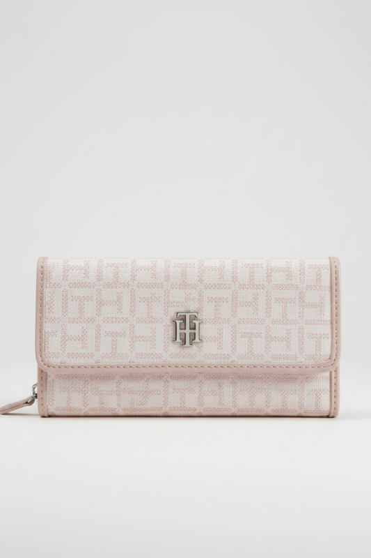 Tommy Hilfiger Billetera rosa para mujer
