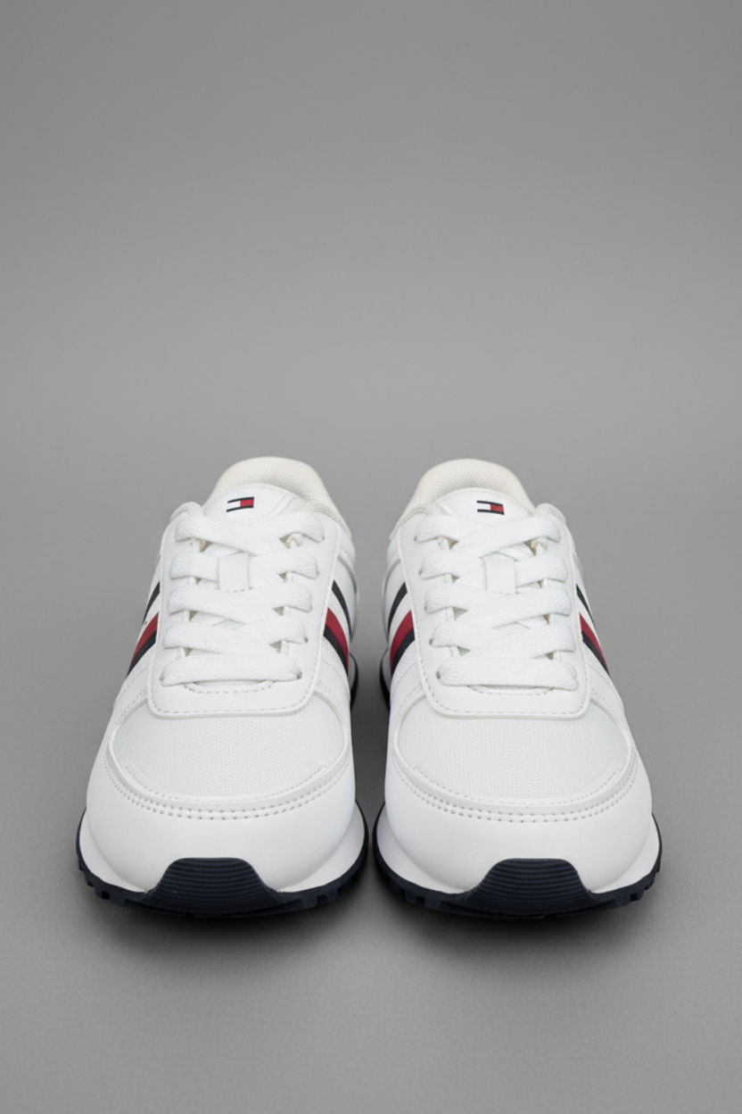 Tenis blancos para niño Tommy Hilfiger