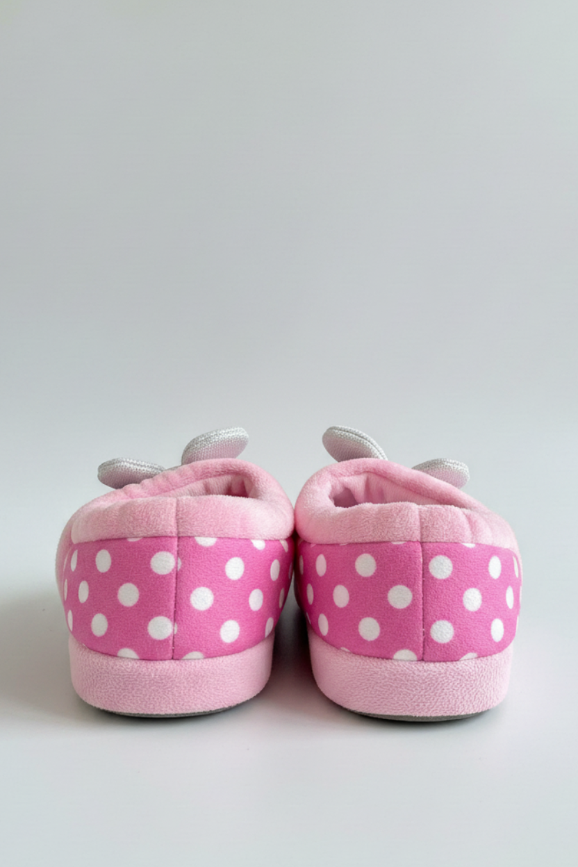 Disney Minnie Mouse Babuchas rosa para niña