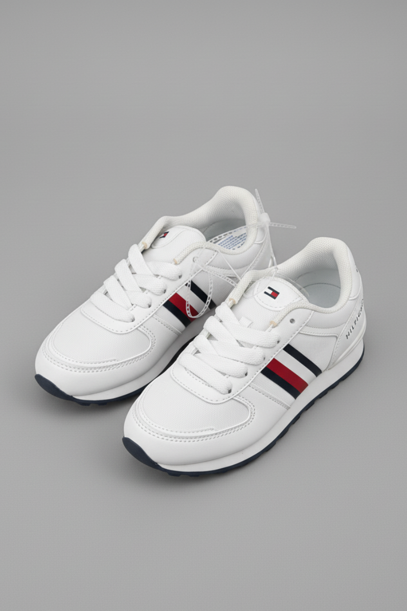 Tenis blancos para niño Tommy Hilfiger