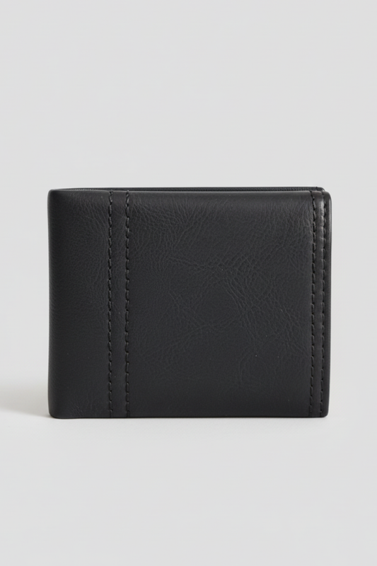 Levi’s Billetera café de cuero para hombre