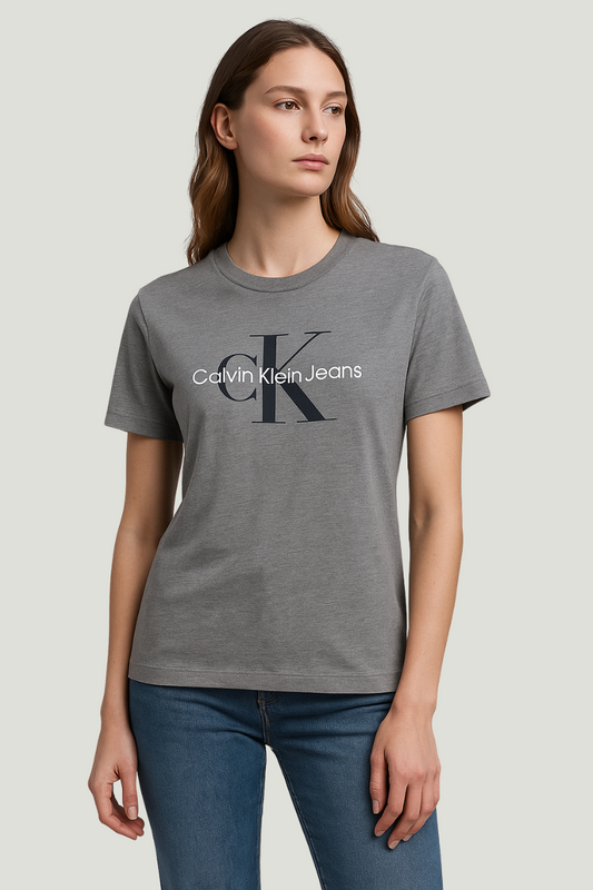 Calvin Klein Camiseta gris para mujer