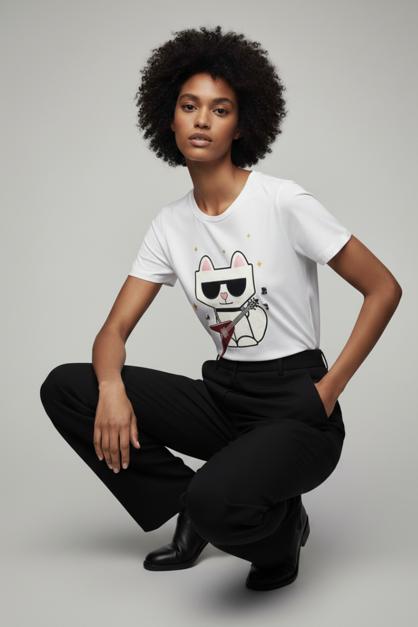 Karl Lagerfeld Camiseta manga corta para mujer