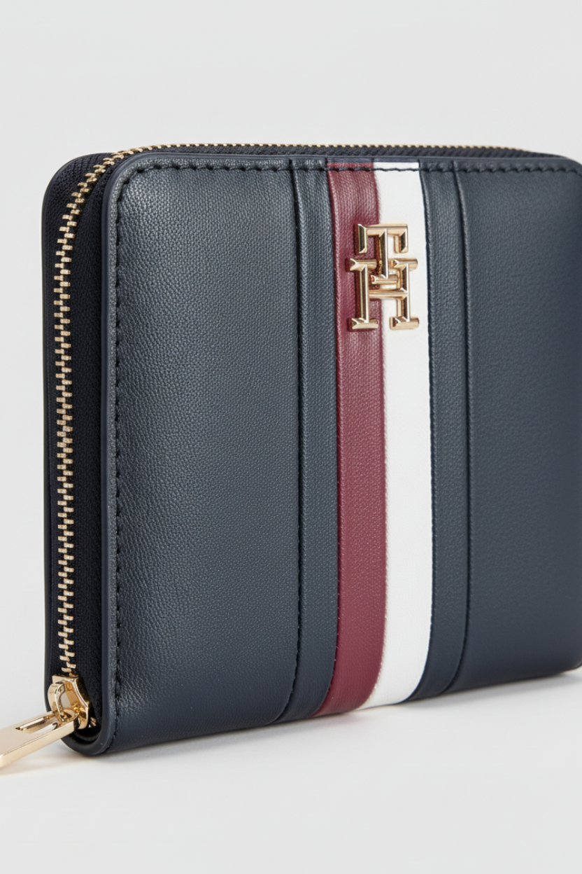 Tommy Hilfiger Billetera azul oscuro para mujer