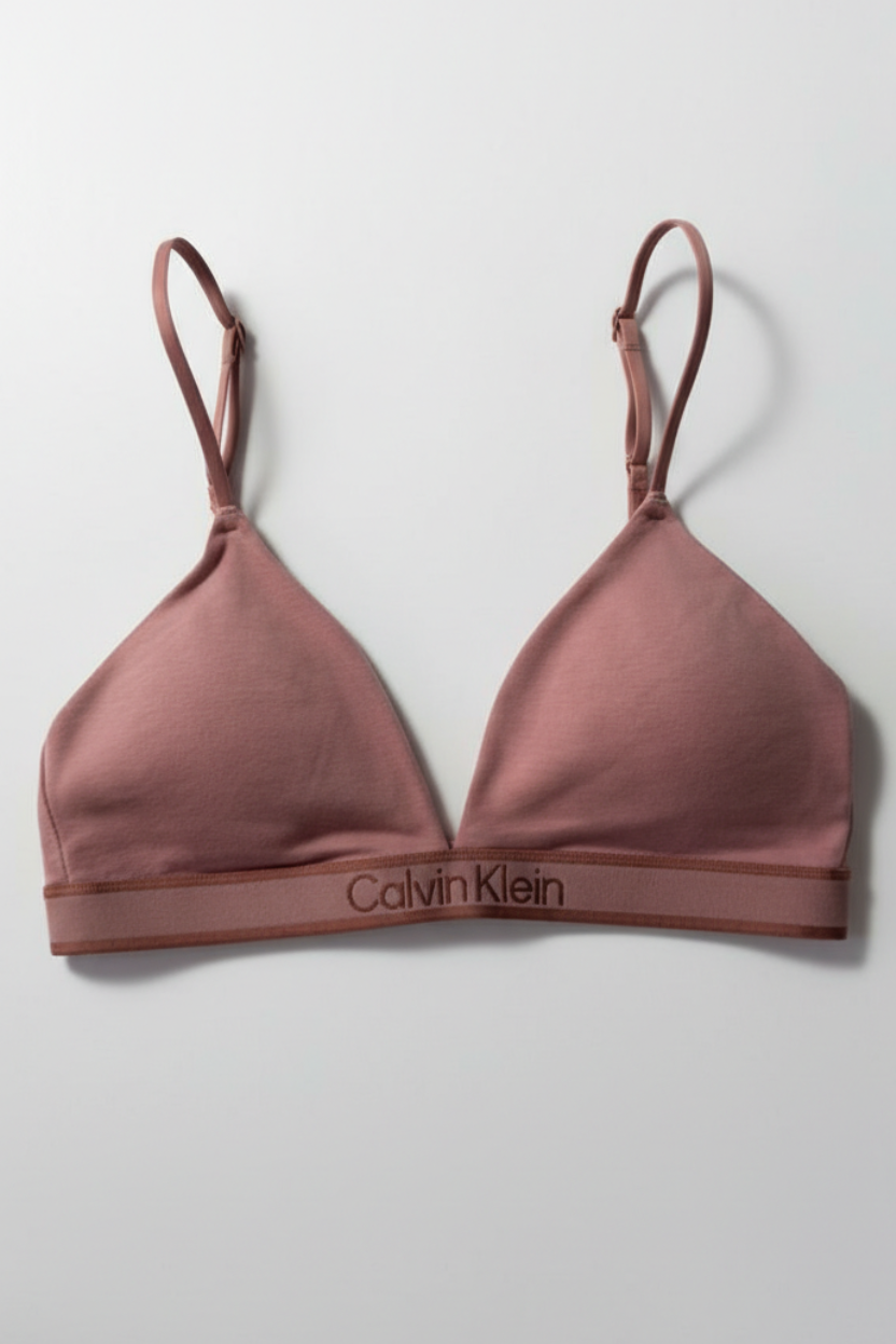 Calvin Klein Bralette palo de rosa para mujer