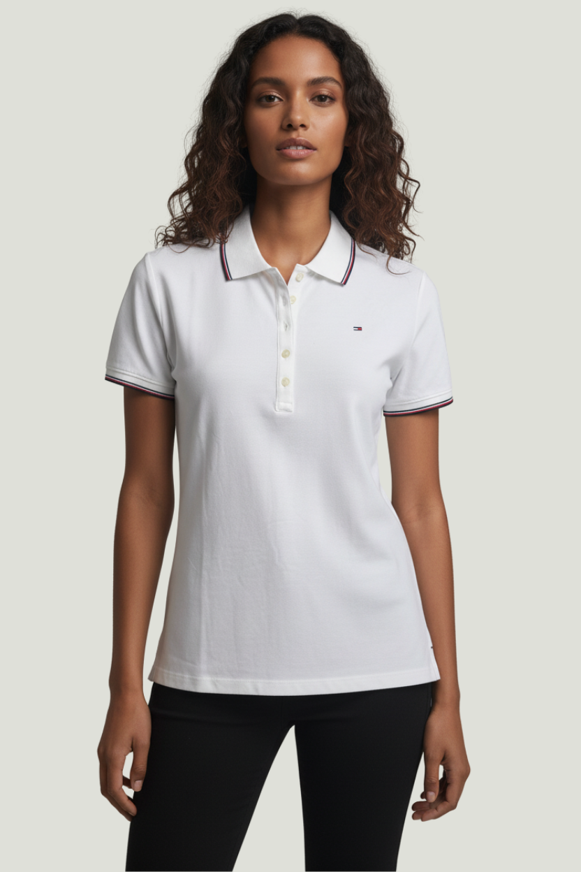Tommy Hilfiger Polo blanco para mujer