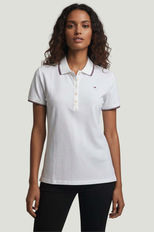 Tommy Hilfiger Polo blanco para mujer