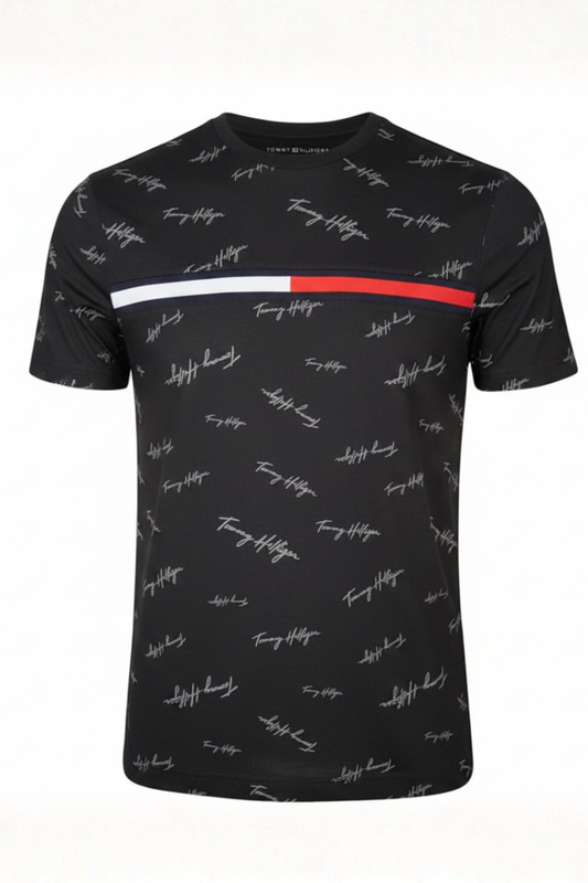 Camiseta negra hombre Tommy Hilfiger