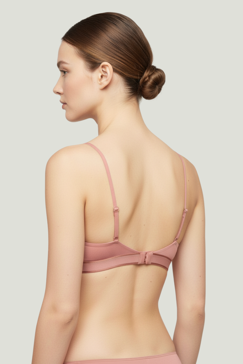 Calvin Klein Bralette palo de rosa para mujer