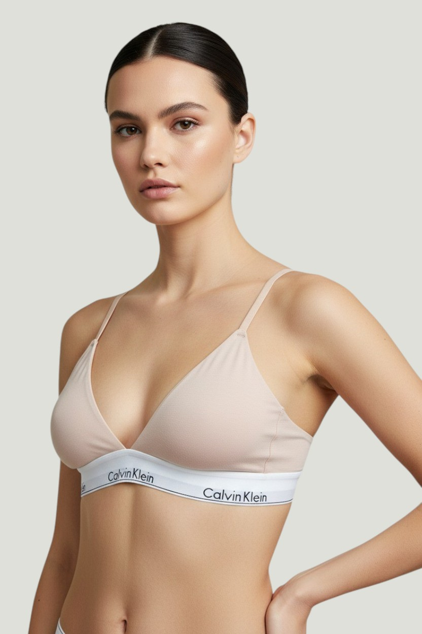 Calvin Klein Bralette rosa pastel para mujer